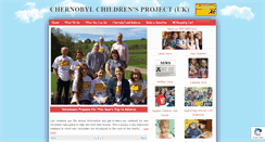 Desktop Screenshot of chernobyl-children.org.uk